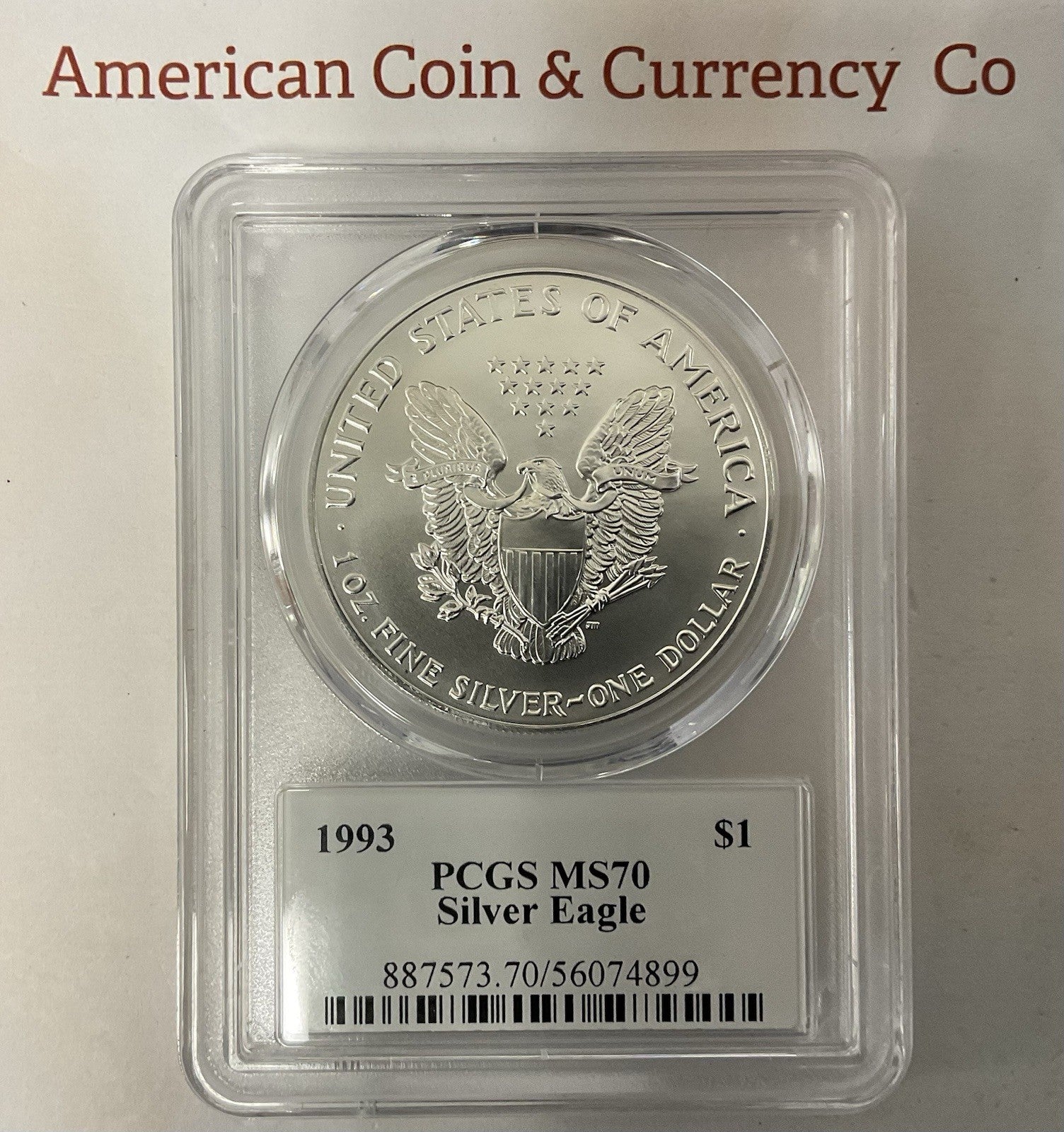2025-W Burnished Silver Eagle PCGS SP-70 Advanced Release Damstra Signed